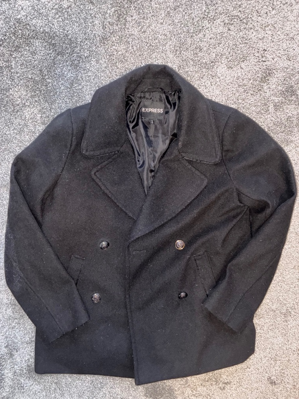 Express pea coat jacket black M women’s medium